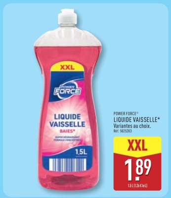 POWER FORCE® LIQUIDE VAISSELLE