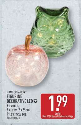 FIGURINE DÉCORATIVE LED