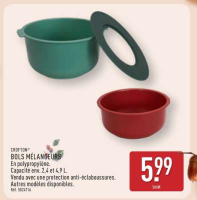 CROFTON Bols Mélangeurs