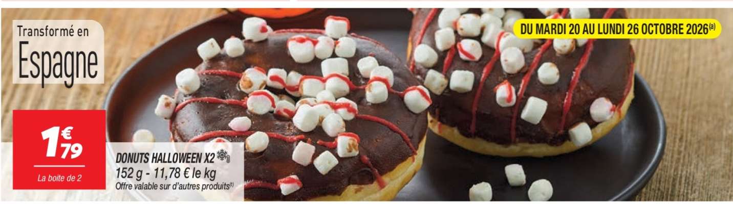 DONUTS HALLOWEEN x2
