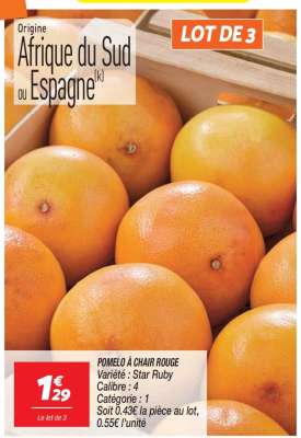 POMELO À CHAIR ROUGE