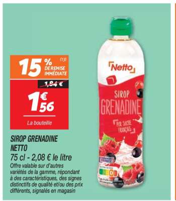 Sirop Grenadine