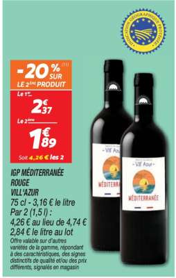 IGP MÉDITERRANÉE ROUGE VILL'AZUR