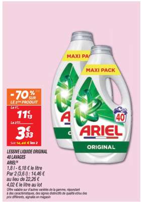 LESSIVE LIQUIDE ORIGINAL 40 LAVAGES