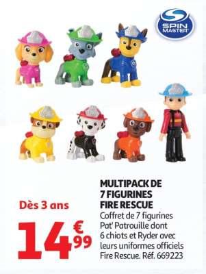 Multipack de 7 figurines fire rescue