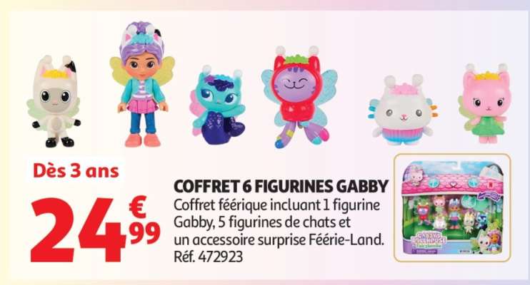 COFFRET 6 FIGURINES GABBY