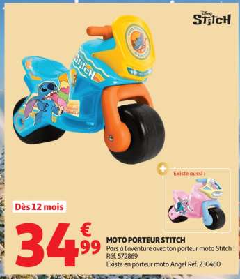 MOTO PORTEUR STITCH