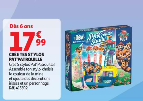 CRÉE TES STYLOS PATPATROUILLE
