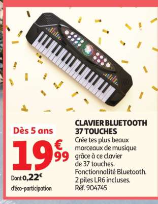 CLAVIER BLUETOOTH 37 TOUCHES