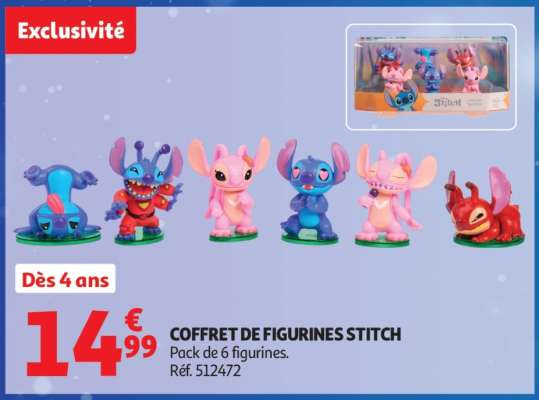 COFFRET DE FIGURINES STITCH