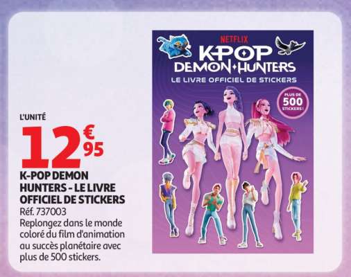 K-POP DEMON HUNTERS - LE LIVRE OFFICIEL DE STICKERS