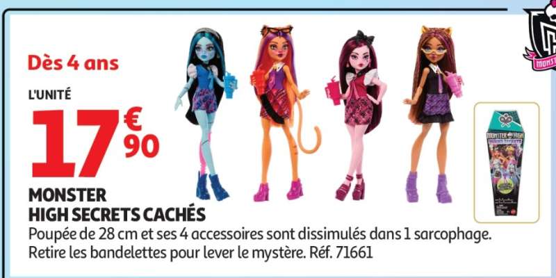 MONSTER HIGH SECRETS CACHÉS