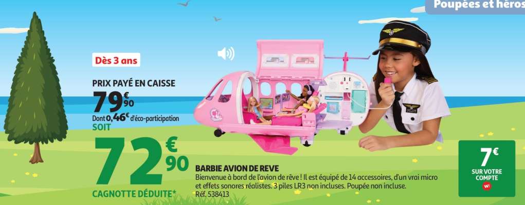 BARBIE AVION DE RÊVE