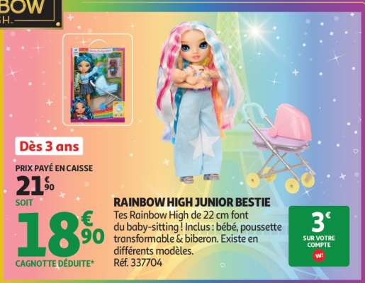 RAINBOW HIGH JUNIOR BESTIE