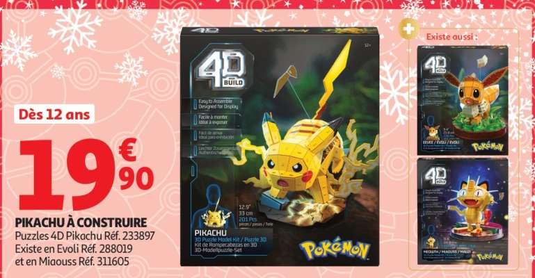 PIKACHU À CONSTRUIRE