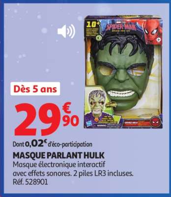 MASQUE PARLANT HULK