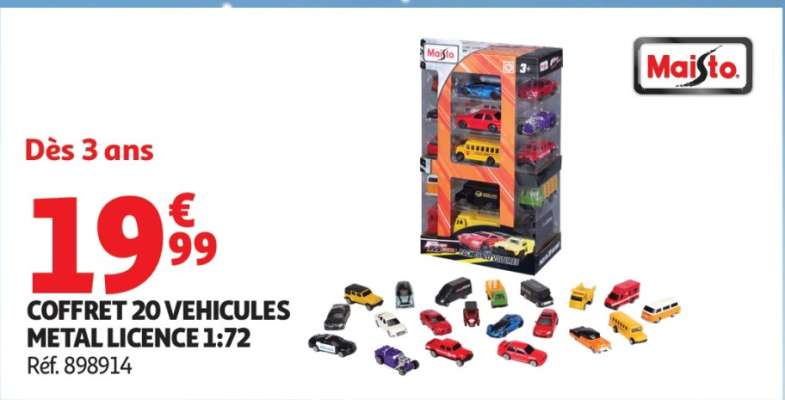 COFFRET 20 VEHICULES METAL LICENCE 1:72