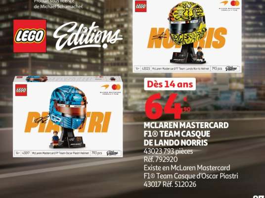 MCLAREN MASTERCARD F1 TEAM CASQUE DE LANDO NORRIS