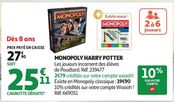 Monopoly Harry Potter