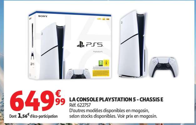 LA CONSOLE PLAYSTATION 5 - CHASSIS E