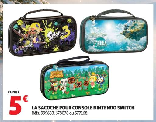 LA SACOCHE POUR CONSOLE NINTENDO SWITCH