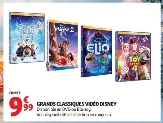 GRANDS CLASSIQUES VIDÉO DISNEY