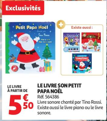LE LIVRE SON PETIT PAPA NOËL