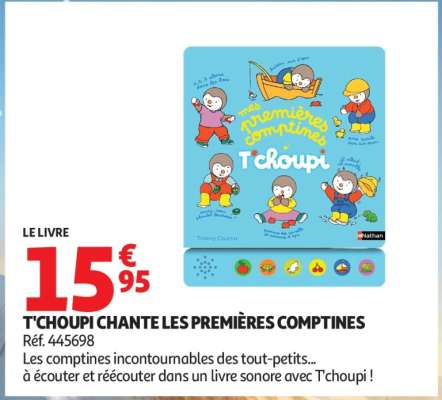 T'CHOUPI CHANTE LES PREMIÈRES COMPTINES