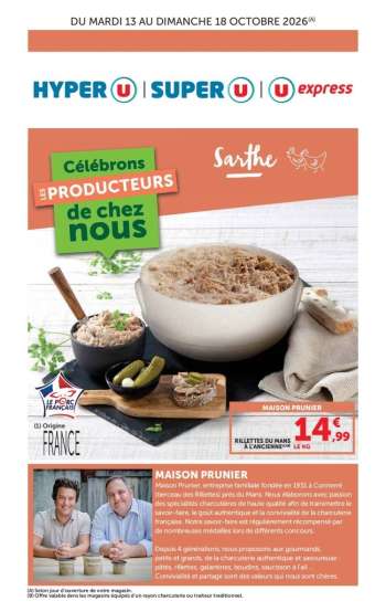 Catalogue Magasins U - 13/10/2026 - 18/10/2026.