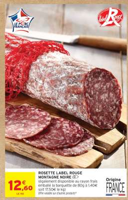 Rosette Label Rouge Montagne Noire