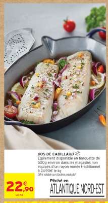 DOS DE CABILLAUD