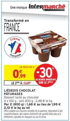 LIÉGEOIS CHOCOLAT PÂTURAGES