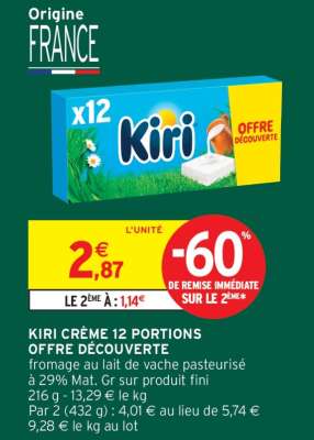 KIRI  CRÈME 12 PORTIONS