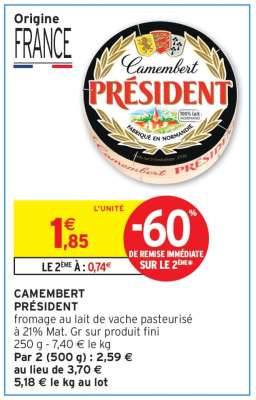 Camembert Président