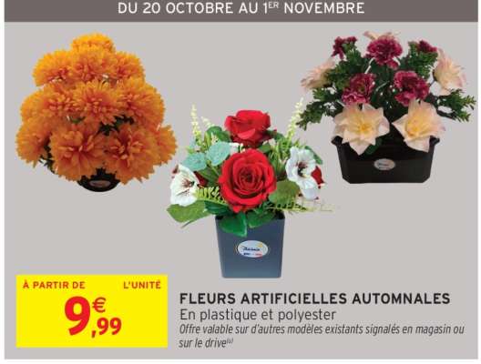 Fleurs Artificielles Automnales
