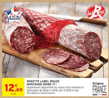 Rosette Label Rouge Montagne Noire