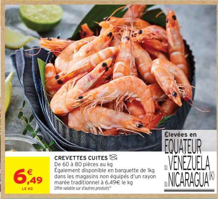 CREVETTES CUITES