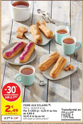 FOIRE AUX ECLAIRS