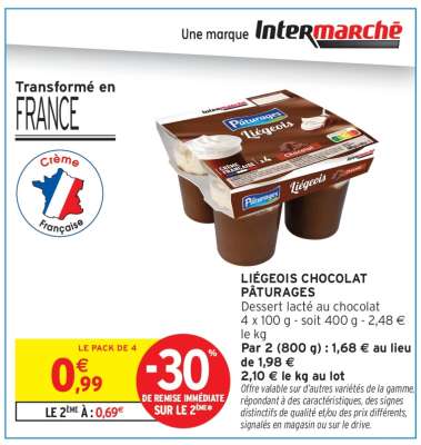 LIÉGEOIS CHOCOLAT PÂTURAGES