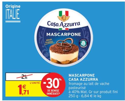 MASCARPONE "CASA AZZURRA"