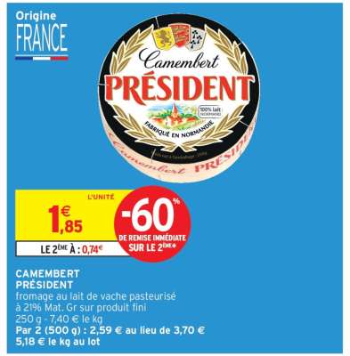 Camembert Président
