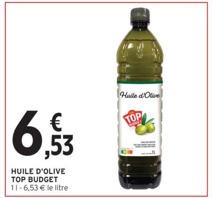 HUILE D'OLIVE TOP BUDGET