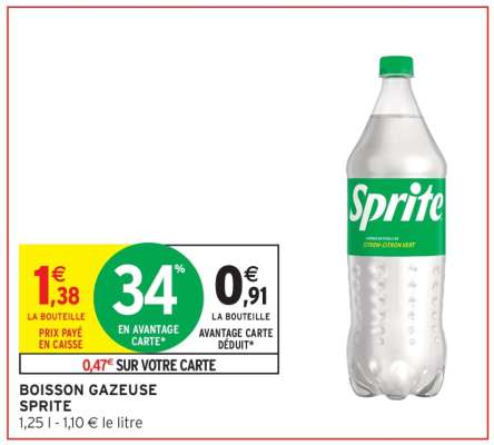 Boisson Gazeuse Sprite