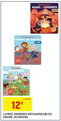 Livres sonores rechargeables Grund Jeunesse