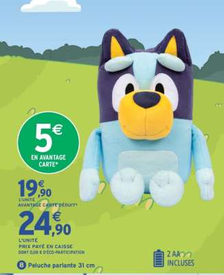 Peluche parlante 31 cm
