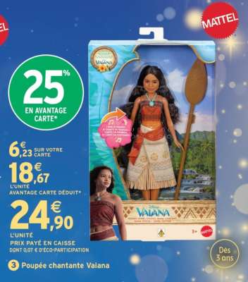 Poupée chantante Vaiana