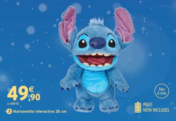 Marionnette interactive 35 cm