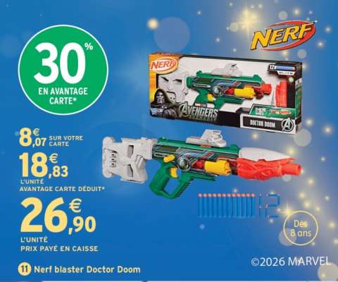 Nerf blaster Doctor Doom