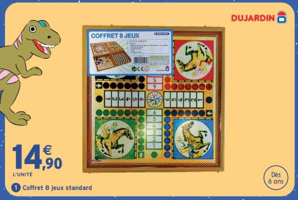 Coffret 8 jeux standard