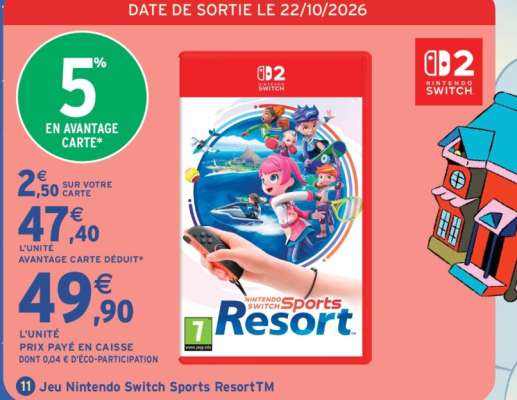 Jeu Nintendo Switch Sports ResortTM